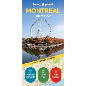 Montreal Carte Map Lonely Planet 9781787015913