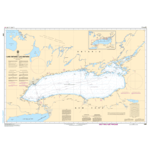 Carte marine chart 2000 Lac Ontario