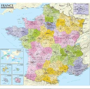France administrative XXL laminée 9788383554341