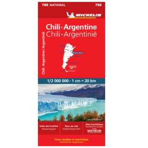 Chili et Argentine - Carte routière Michelin 788