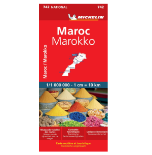 Maroc - Carte routière Michelin 742