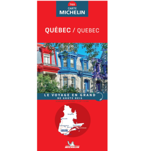 Québec - Carte routière Michelin 760