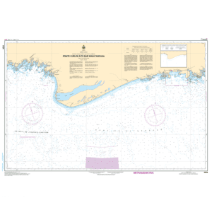 Carte marine chart 4454 Pointe Curlew à to Baie Washtawouka