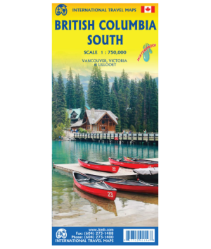 British Columbia South - International Travel Maps
