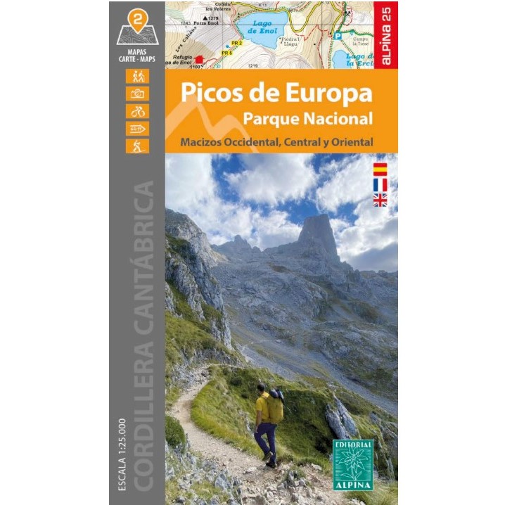 Picos de Europa PN Macizo Occidental Central y Oriental Editiorial Alpina 9788470111495